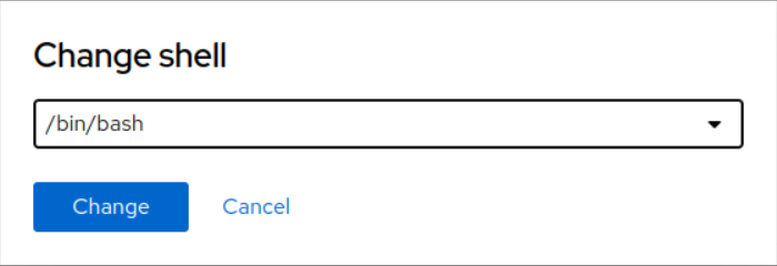 screenshot of ## allow administrators to change the user shell